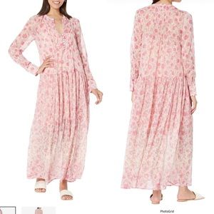 Free People Floral Flowy Dress